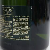 1円~SALON（サロン）ブランドブラン ル メニル ブリュット 2012 12％ 750ml O24E120006_画像7