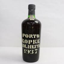 KOPKE（コプケ）ポート コリェイタ 1937 20％ 750ml O24E110004_画像1