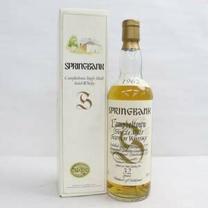 SPRING BANK（スプリング バンク）32年 1962 46％ 700ml ※オリ有り N23B030038