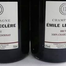 【10本セット】EMILE LECLERE（エミール ルクレール）ブリュット ブランドブラン シャルドネ 12％ 750ml U24E120013_画像7