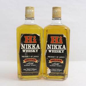 【2本セット】NIKKA（ニッカ）ハイ デラックス 39% 720ml X24E170056