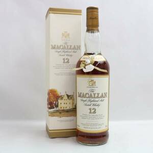 MACALLAN（マッカラン）12年 旧 シェリーオークカスク 43％ 750ml ※液面低下 M24E170012