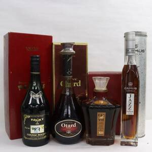 [4 pcs set ] brandy all sorts (o tar VSOP fine Champagne 40% 700ml etc. )M24E140014