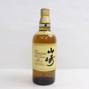 1円～SUNTORY（サントリー）山崎 12年 43% 700ml ※ラベルキズ F24E170002