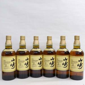 【6本セット】SUNTORY（サントリー）山崎 12年 43％ 700ml O24E210187