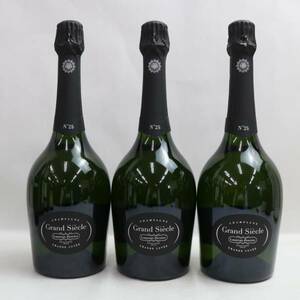 【3本セット】Laurent-Perrier（ローラン ペリエ）グラン シエクル No.25 12％ 750ml T24E160018