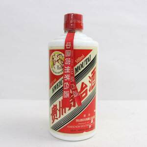 貴州茅台酒（マオタイシュ）天女ラベル 陶器 2007 53％ 500ml（重量949g）※ボトル傷み X24E210082