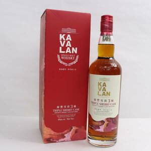 KAVALAN（カバラン）トリプルシェリーカスク 40％ 700ml T24E090055