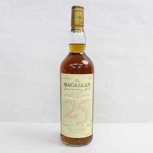 The MACALLAN（マッカラン）25年 アニバーサリーモルト 1974-1999 43％ 750ml E24E120003