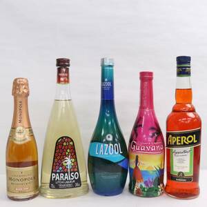 1円~【5本セット】アルコール各種（エドシック モノポール ロゼ トップ ブリュット ハーフボトル 12％ 375ml 等）C24E070001