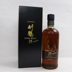 NIKKA（ニッカ）竹鶴 25年 ピュアモルト 43％ 700ml ※冊子欠品 T24E230002