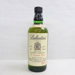 1円~Ballantines（バランタイン）17年 ベリーオールド 43％ 750ml X24E230084