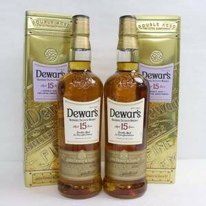 [2 pcs set ]Dewars(te.wa-z)15 year 40% 750ml Z24E250076