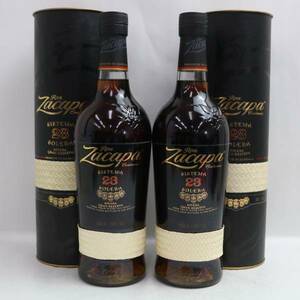 [2 pcs set ]Ron Zacapa( long sakapa)sentena rio 23 year 40% 750ml Z24E250070