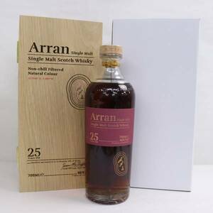 1円~Arran（アラン）25年 シングルモルト 46％ 700ml T24E210035