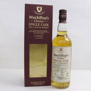 Mackillops Choice（マキロップ チョイス）シングルカスク マッカラン 1990-2014 43％ 700ml T24E210075