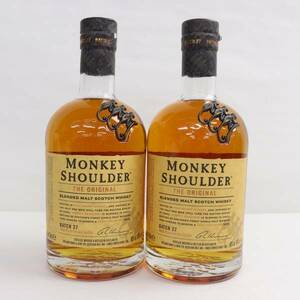 【2本セット】MONKEY SHOULDER（モンキー ショルダー）ザ オリジナル バッチ 27 40％ 700ml X24E280015