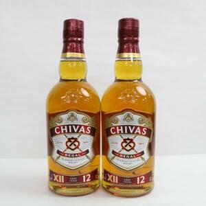 [2 шт. комплект ]CHIVAS REGAL( Chivas Reagal )12 год 40% 700ml G24E280054