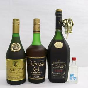 【4本セット】アルコール各種（ル ドービル VSON 40％ 700ml 等）S24E250010