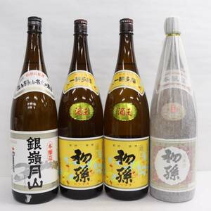 [4 pcs set ] japan sake all sorts ( the first . sake . one . many luck . taste. style peace 15 times 1800ml manufacture 23.09 * manufacture half year and more front etc. )X24E070056