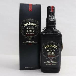 JACK DANIELS（ジャックダニエル）160周年記念 ボトル 40％ 750ml（重量 1153g）X24E200180