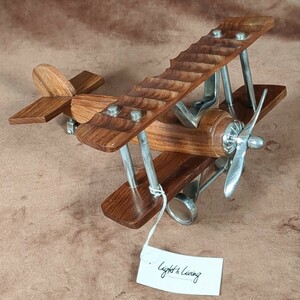 Light & Living 木製プロペラ飛行機 インテリア雑貨