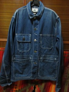 希少 初期 白タグ 00s ビンテージ RRL ダブルアールエル デニム カバーオール ■ チェンジボタン USA製 ? ■ 90s ラルフローレン ポロカン