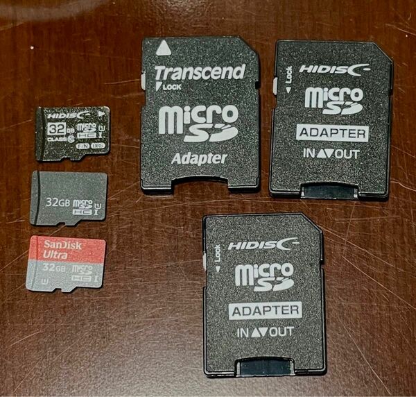 マイクロSDカード 32GB 3枚セット アダプター付