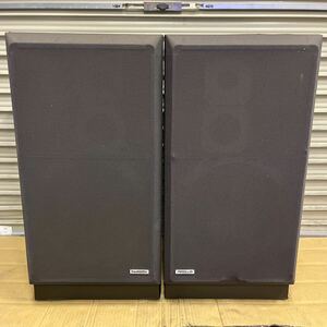  Pioneer CS-F77 large 3WAY speaker pair 60W 63Ω subwoofer deep bass sound equipment high-res DJ machinery Bubble. manner . domestic production goods 