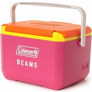 Coleman コールマン beams 別注 テイク6 クーラー ボックス　ピンク　オレンジ