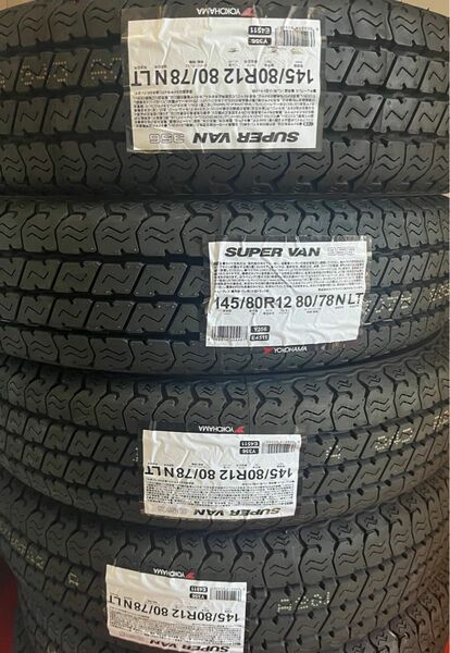 145/80R12 80N ヨコハマタイヤy356 4本　　23年制　