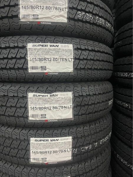 145/80R12 80N ヨコハマタイヤy356 4本　　24年制　