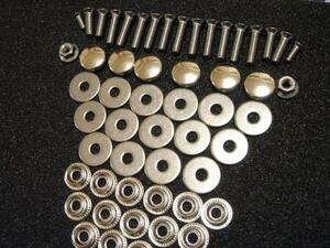 * Honda Beat stainless steel . cease out brass button 6 piece *