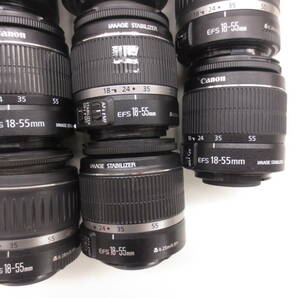 (4964U)ジャンク Canon EFS18-55mm 3.5-5.6IS 55-250mm 4-5.6IS STM 等 キヤノン まとめてセット 15本 動作未確認 同梱不可の画像5