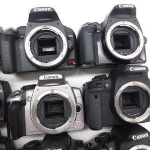 (4973U)ジャンク Canon EOSKissX2 -X3 -X6i -X7i -Digital -DigtalN -DigitalX キヤノン まとめてセット 16台 動作未確認 同梱不可の画像4