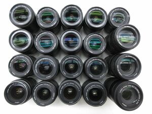 (5050N)ジャンク EF-S 18-55mm 3.5-5.6 IS 18-55mm 3.5-5.6 IS Ⅱ 55-250mm 4-5.6 IS STM等 まとめてセット 20本 動作未確認 同梱不可