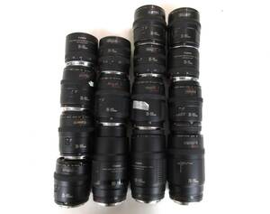 (4965N)ジャンク Canon EF 28-70mm 3.5-4.5 35-105mm 3.5-4.5 70-210mm 4 100-200mm 4.5 A等 まとめてセット 15本 動作未確認 同梱不可