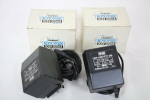 ○未使用 LSIゲーム専用 ACアダプタ 300 DC6V-300mA 2箱 当時物