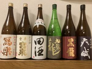 1 иен ~[ бесплатная доставка ] популярный . приятный . Izumi рисовое поле sake 9 голова дракон чёрный дракон небо .1800ml 6шт.@ японкое рисовое вино (sake) 
