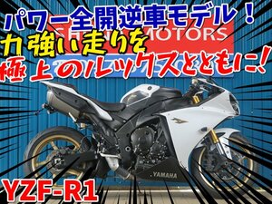 #[.. profit vehicle ] now only limitation price!!# re-imported car /TCS/ Japan all country depot depot interval free shipping! Yamaha YZF-R1 41678 RN22 white car body custom 