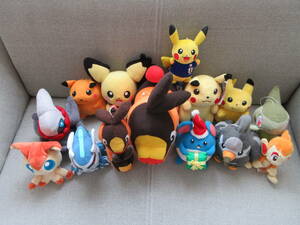  Pokemon soft toy 15 piece Pikachu pichuupo Cub tiaruga creel tini Mali ru other van Puresuto Takara Tommy etc. 