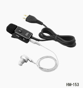 *ICOM* transceiver for OP* earphone mike ro ho n(HM-153) new goods -(2)*