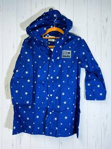 送料無料 【レインコート 120cm ブルー】 安全 反射材有 雨具 合羽 カッパ 雨衣類 子供 こども 子ども服