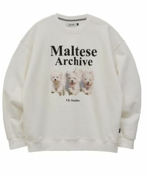 【WaiKei】A'GEM/9 × .kom 『WaiKei/ワイケイ』 Maltese archive sweatshir...