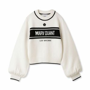 【LILY BROWN】【LILY BROWN×MARY QUANT】ジャガードニット