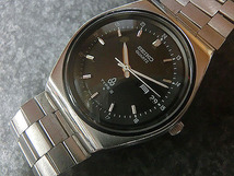 １０　　SEIKO　クオーツタイプⅡ　黒文字盤！_画像4