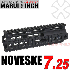 ◆マルイ&インチネジ 対応◆ M4用 NOVESKE タイプ ハンドガード 7.25インチ 20mm RAIL ( NSR RAS HANDGUARD 7.25inch マルイ　