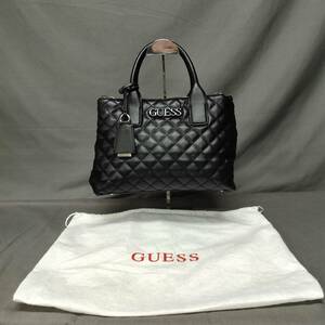 060508　265122　GUESS　ゲス　ハンドバッグ　ブラックカラー　レディースファッション小物　服飾雑貨　ブランドバッグ・鞄　