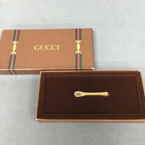 060516　266166　GUCCI　グッチ　ネクタイピン　ゴールド系カラーデザイン　紳士小物　ファッション小物　服飾雑貨　 　　