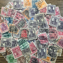 【ドイツ】1900年～普通切手（ゲルマニア図案シリーズ）使用済みクラシック切手100枚大量まとめてロット！超希少！！(H8S9dm4rC7)_画像2